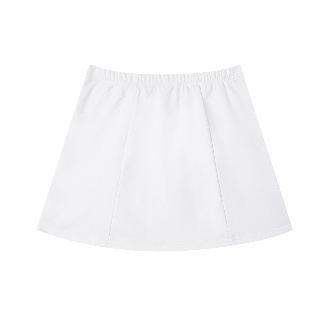Carti Contrast Side Stripe Slit Skirt