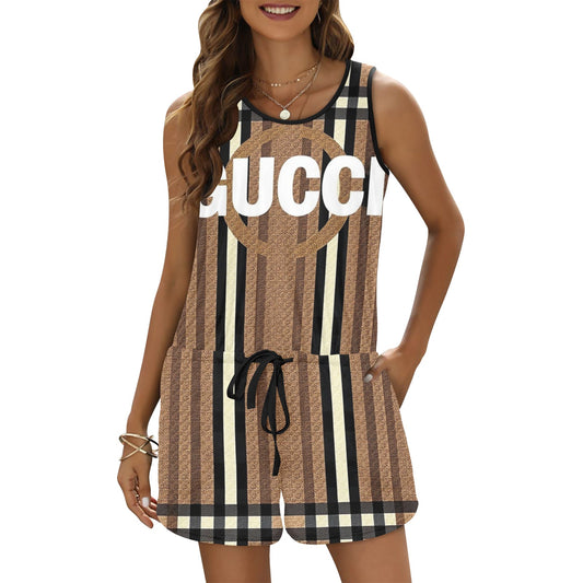 Guccii by Carti Vest Short Jumpsuit