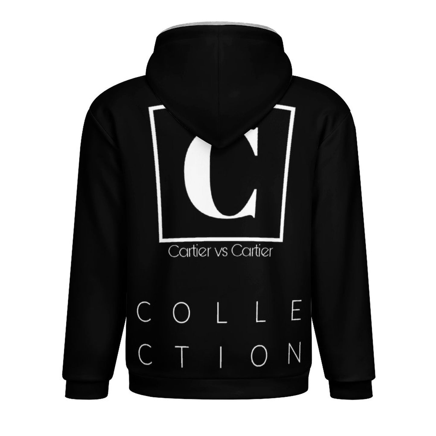 230gsm Full Zip up Hoodie with Plush Lining(All-Over Printing)