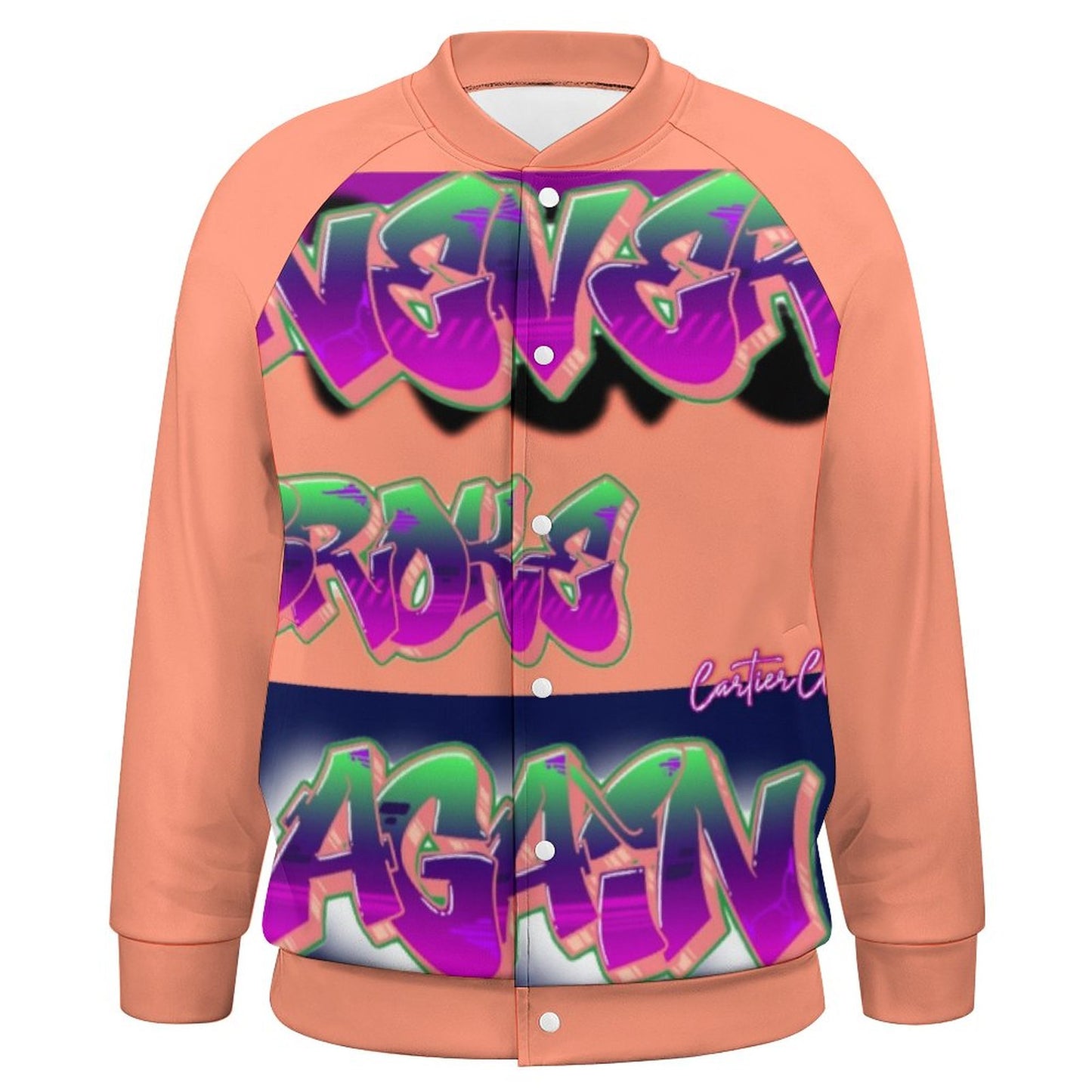 Never Broke Again BY Carti Men's Baseball Jacket