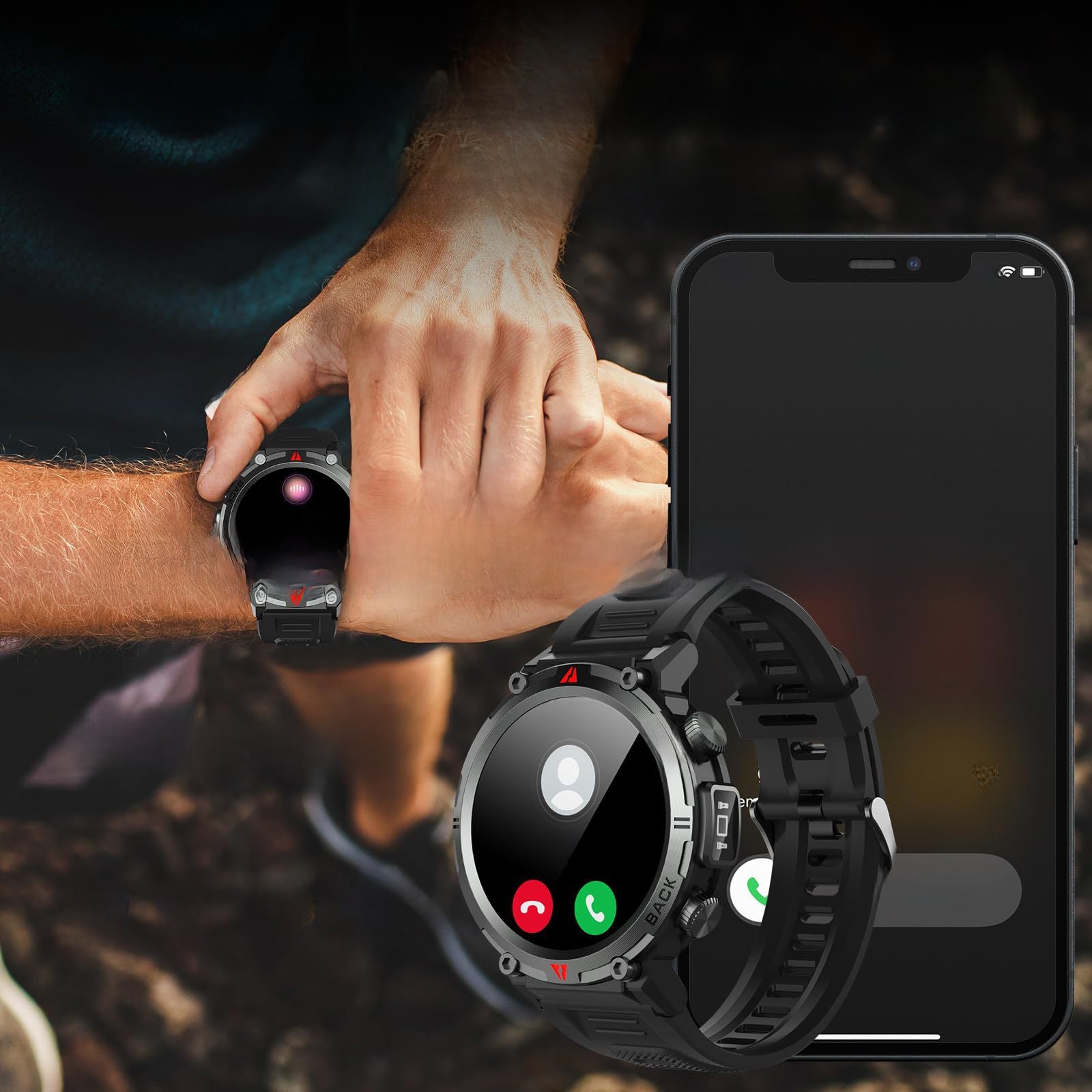 Carti's Smart Watch Answer Sleep Monitor Step Counter Smart Watch
