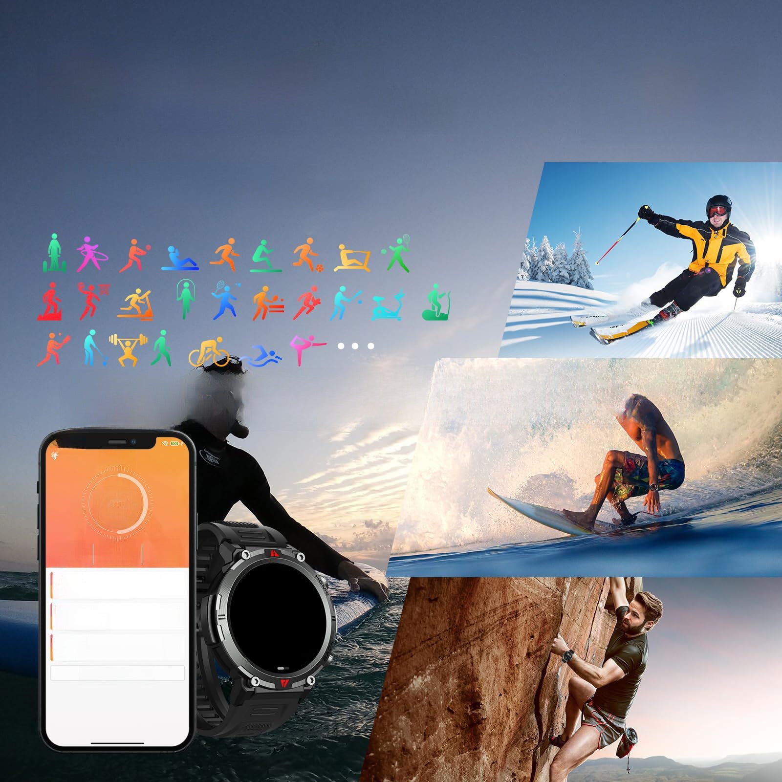 Carti's Smart Watch Answer Sleep Monitor Step Counter Smart Watch