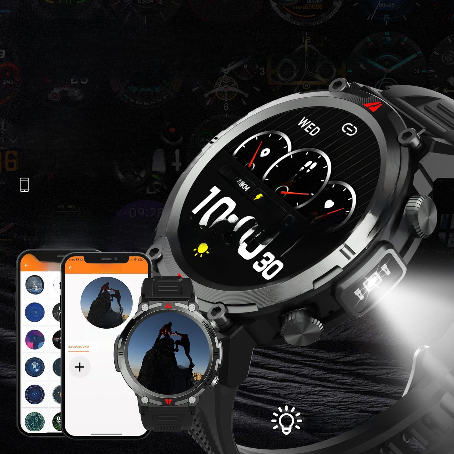 Carti's Smart Watch Answer Sleep Monitor Step Counter Smart Watch