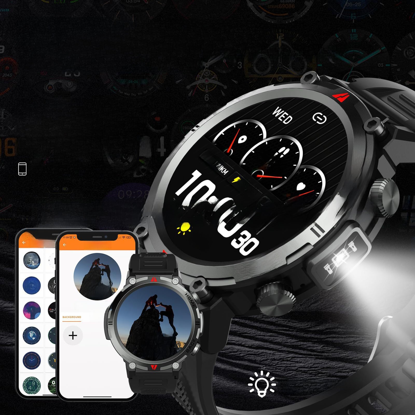 Carti's Smart Watch Answer Sleep Monitor Step Counter Smart Watch
