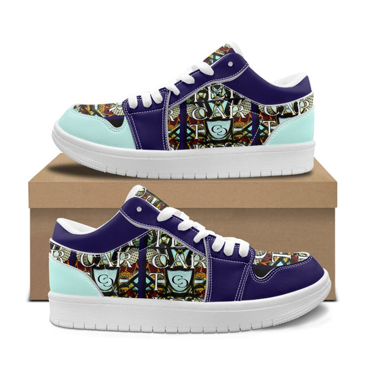 Fashion Low Top Leather Sneakers