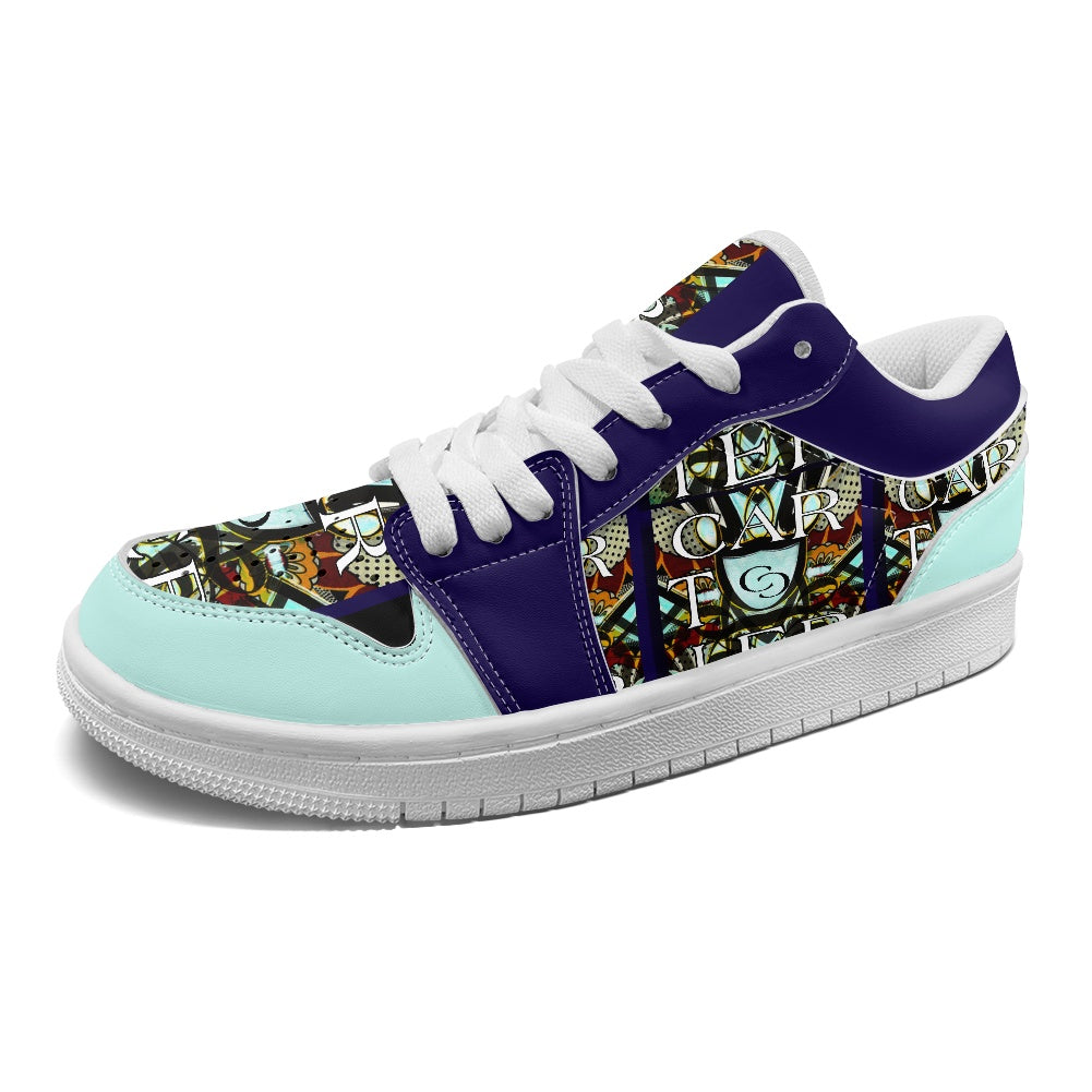 Fashion Low Top Leather Sneakers