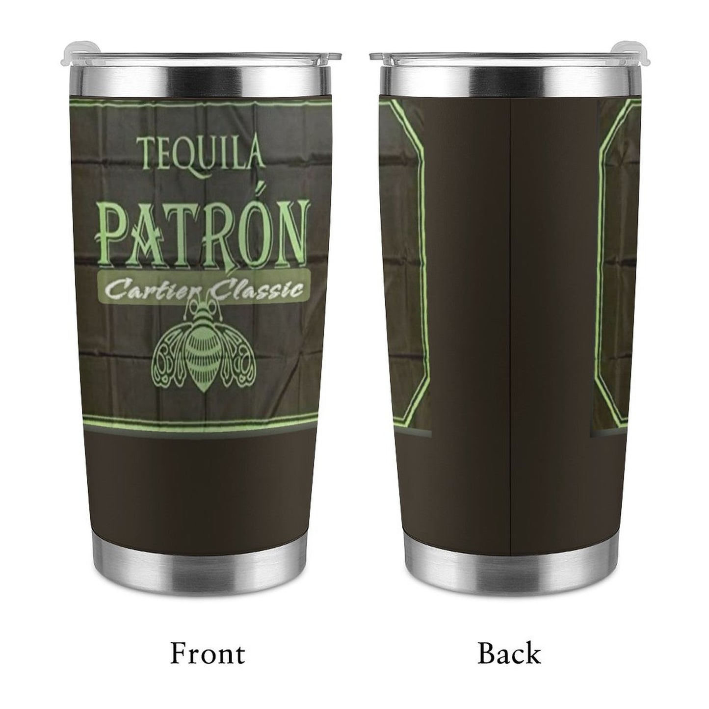 Patron20oz Silver Rim Car Cup