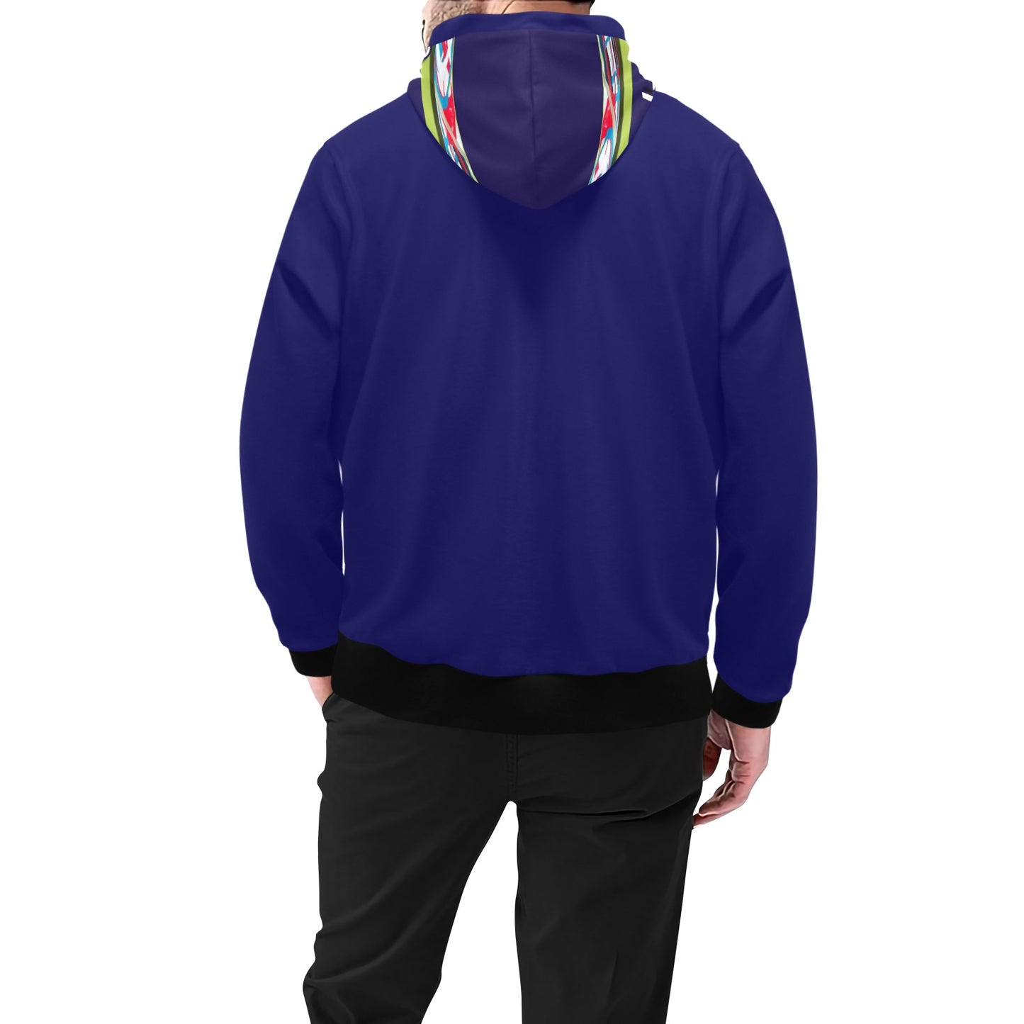 High Neck Pullover Hoodie for Men  H24