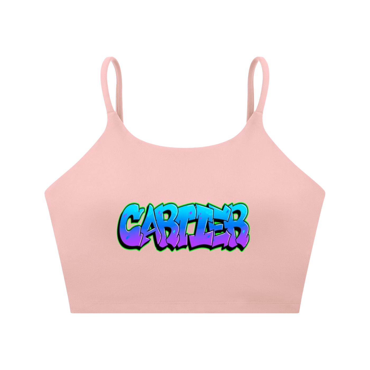 Spaghetti Strap Yoga Sports Bra