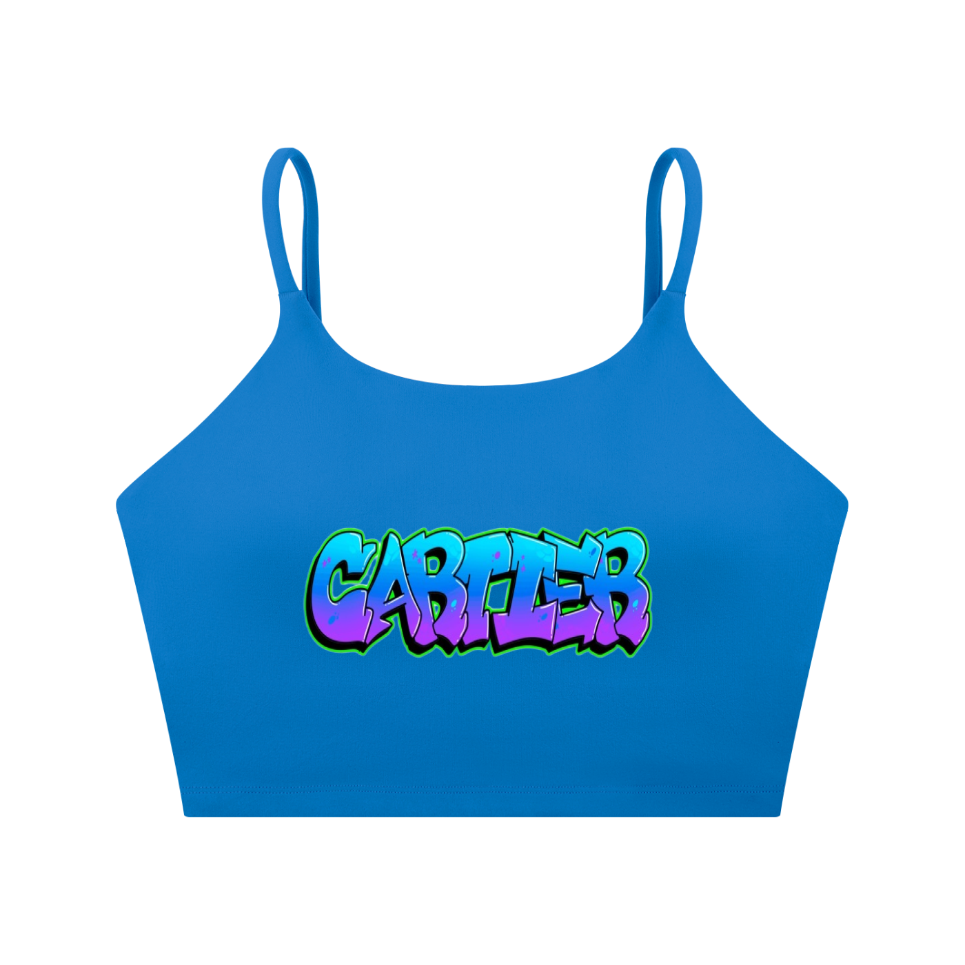 Spaghetti Strap Yoga Sports Bra