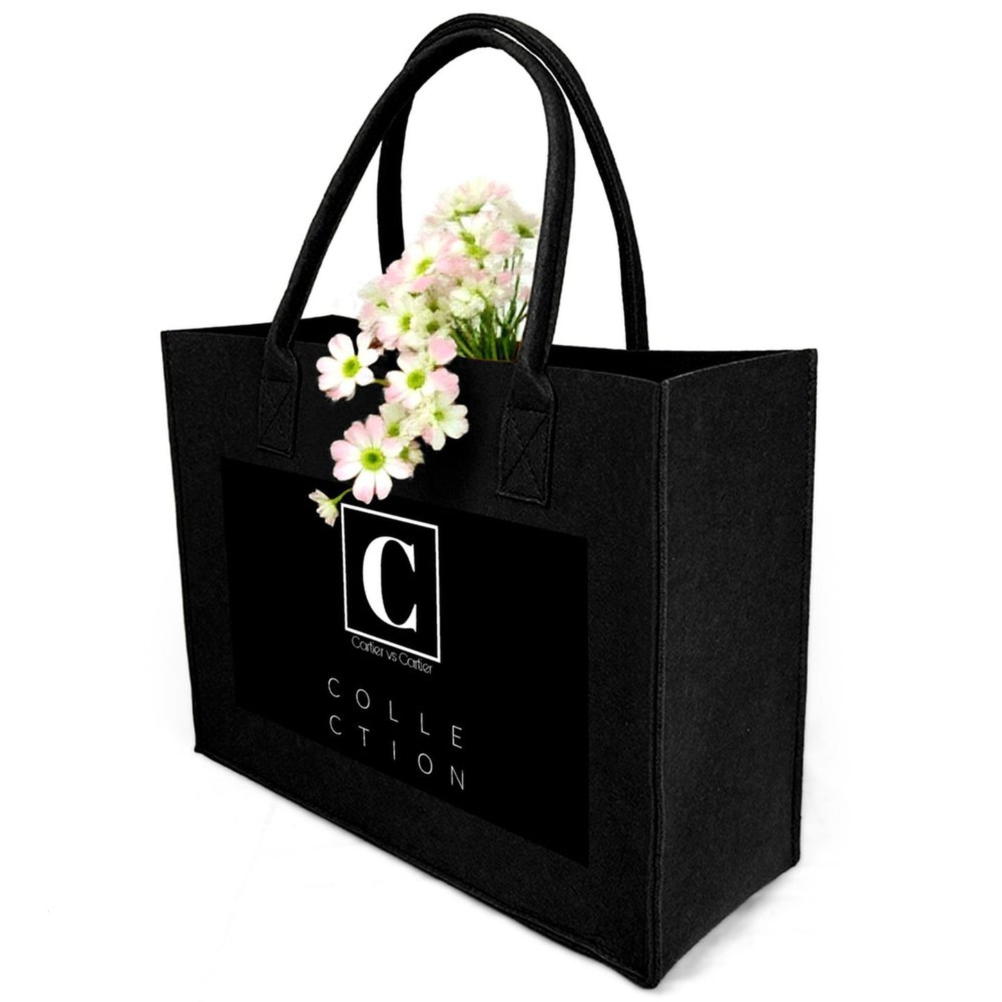 Cartier Vs Cartier Felt Bag(Front Printing)