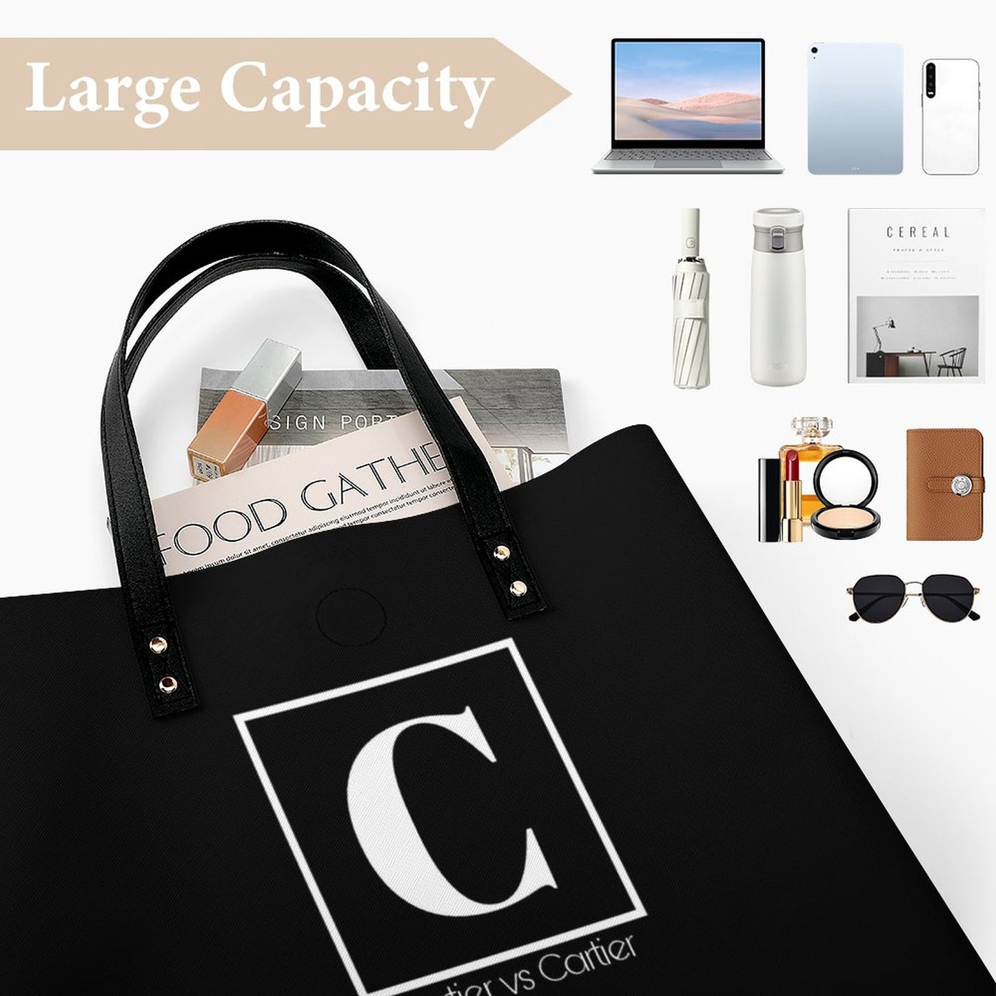Leather Handbag(One-sided Printing)