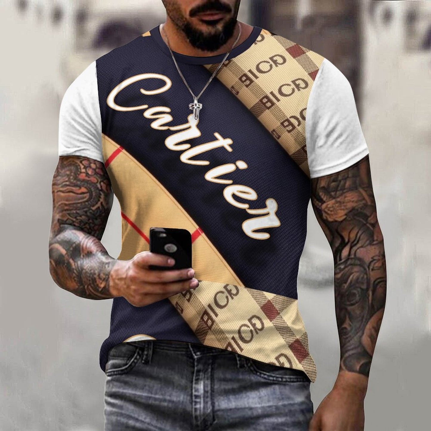 Cartier Cotton Comfort Short-Sleeve T-Shirt for Men