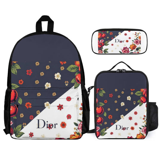 Gucci Gi'ore Set of 3 Bags (Shoulder Bag Lunch Bag & Pencil Pouch)