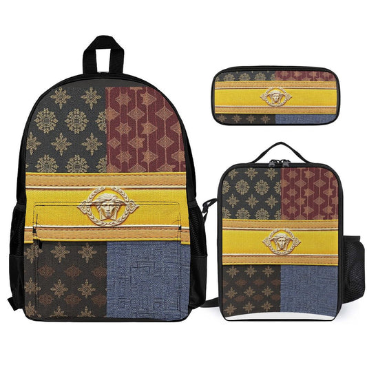 Set of 3 Bags (Shoulder Bag Lunch Bag & Pencil Pouch)