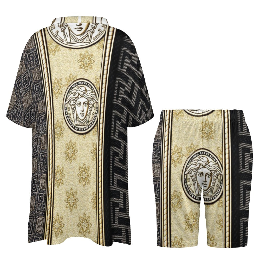 V'Sace V-neck Versus bat sleeve Two piece set