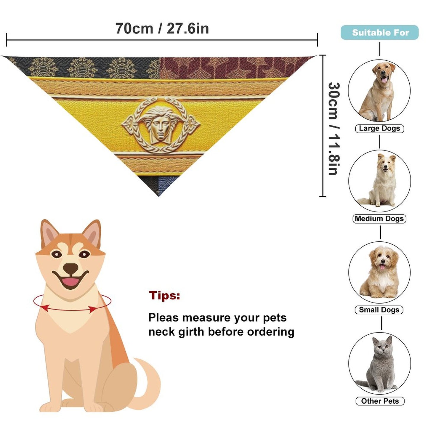 Customised Dog Bandana