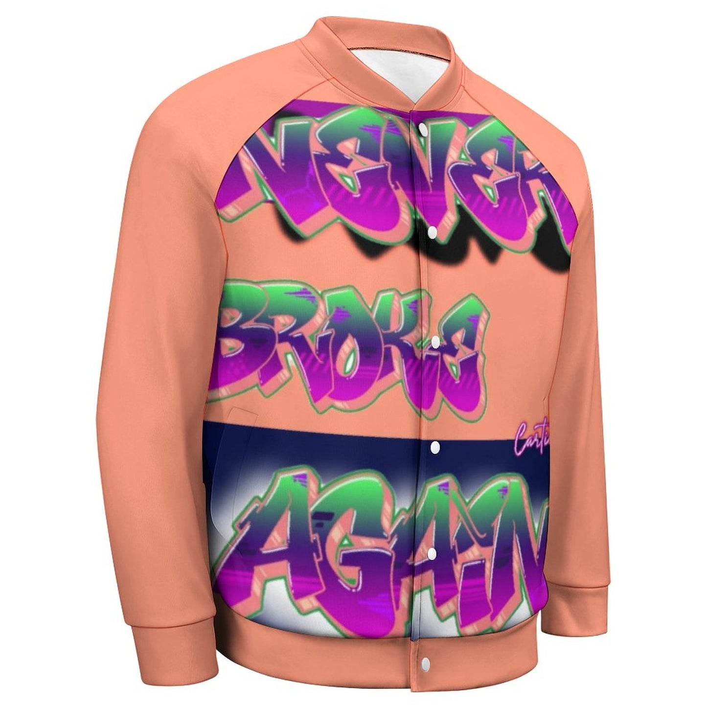 Never Broke Again BY Carti Men's Baseball Jacket