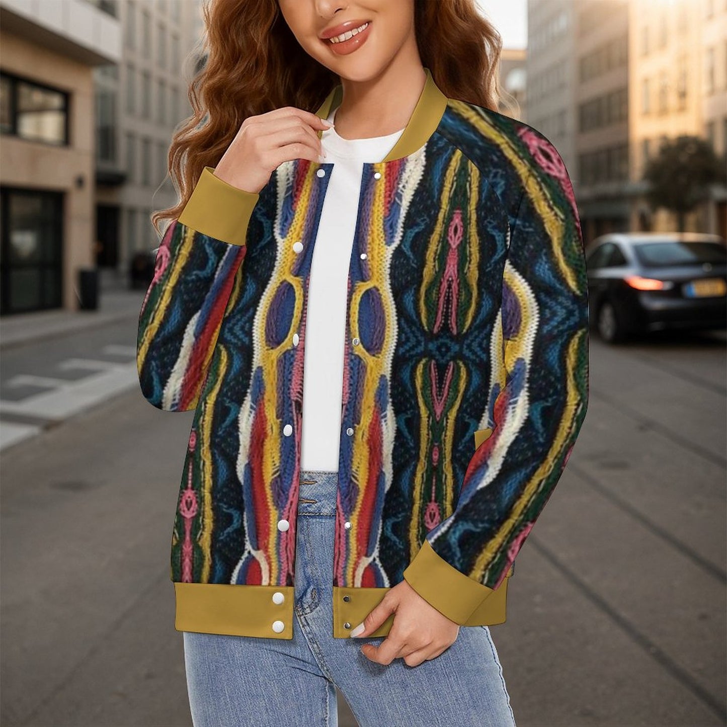 Cartier Cool Colors Women's Baseball Jacket