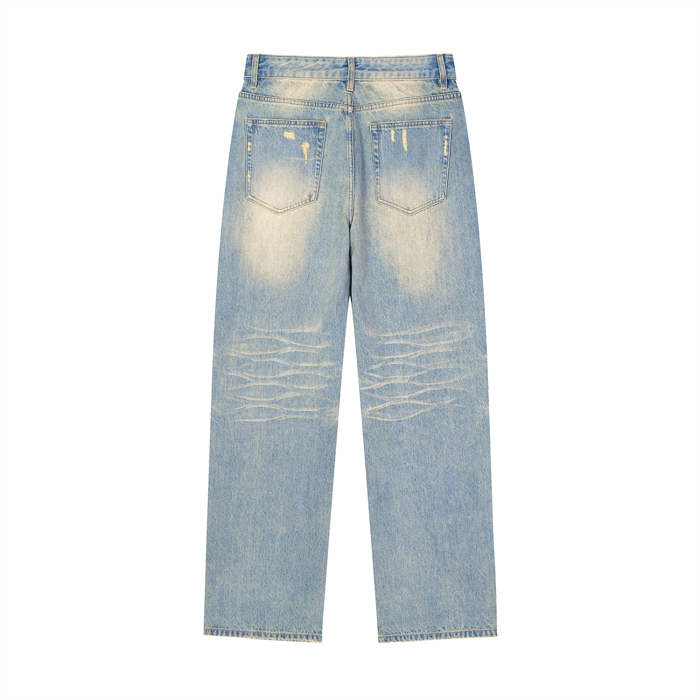 Carti Sun Fade Raw Hem Denim Jeans