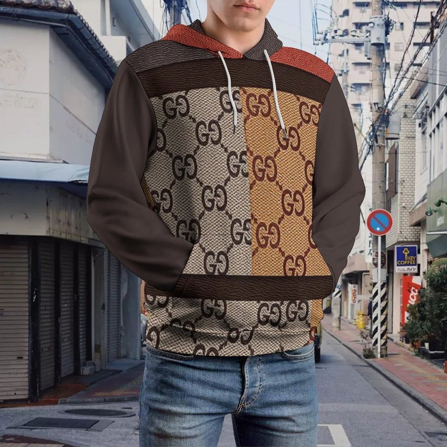 230gsm Hoodie for Women with Double-layer Cap (All-Over Printing)