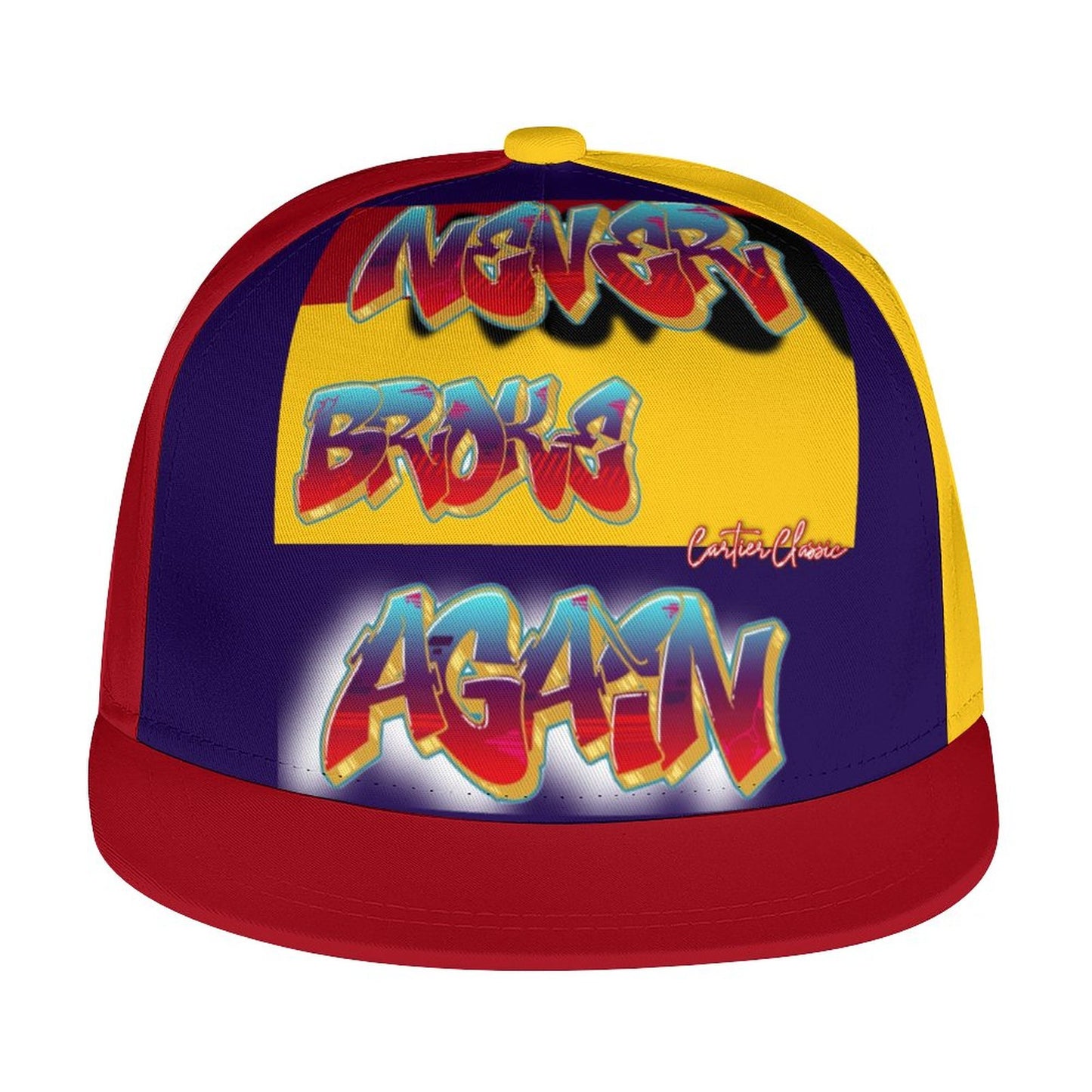Unisex Never Broke Snapback Cap
