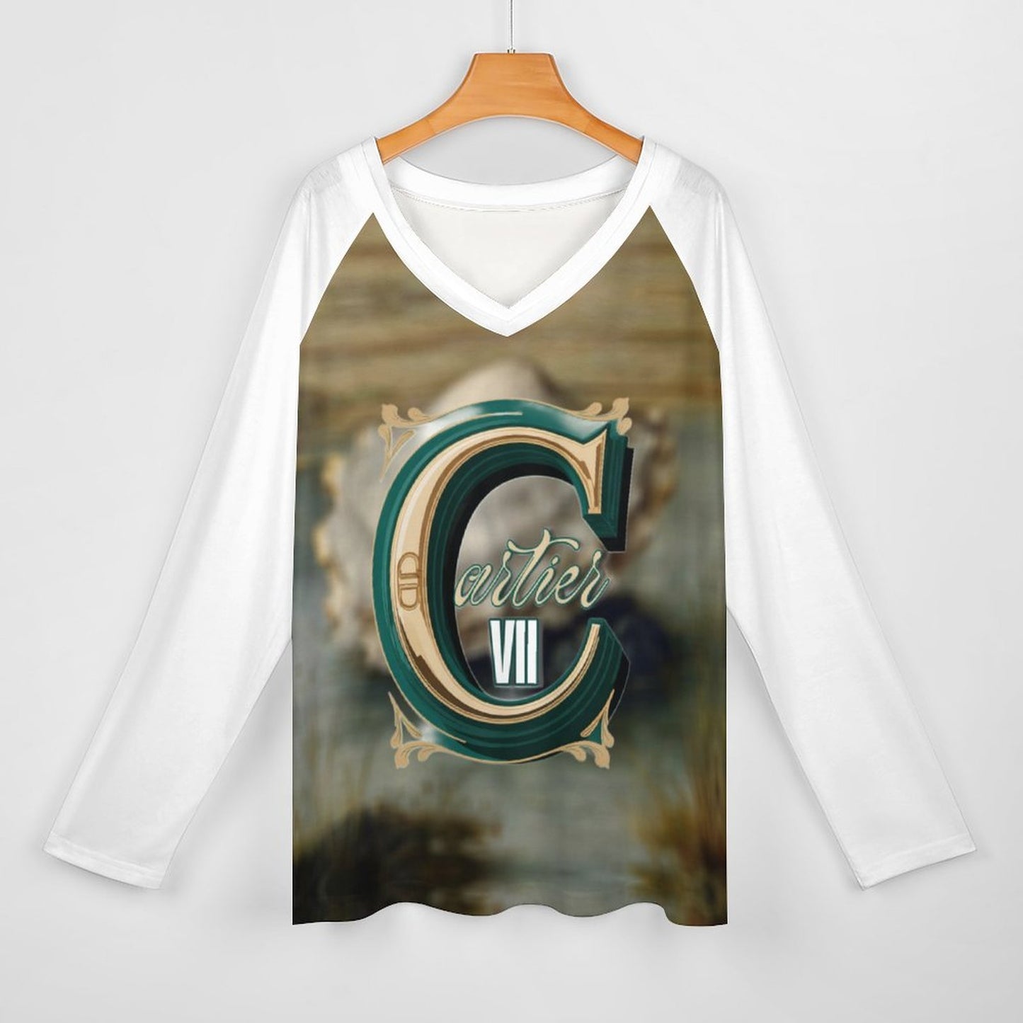 Cartier VII Double Layer V-Neck Top