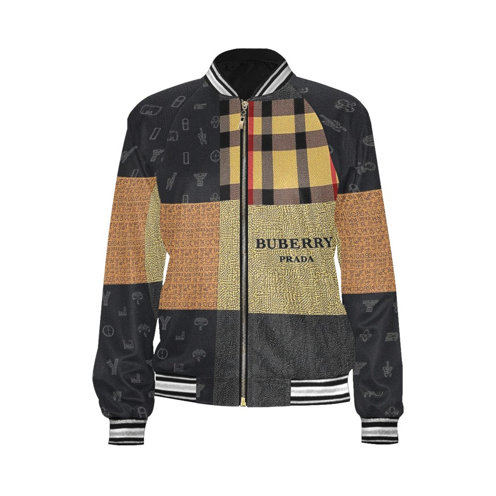 Cartier Bu'berry Women's Horizontal Stripes Jacket