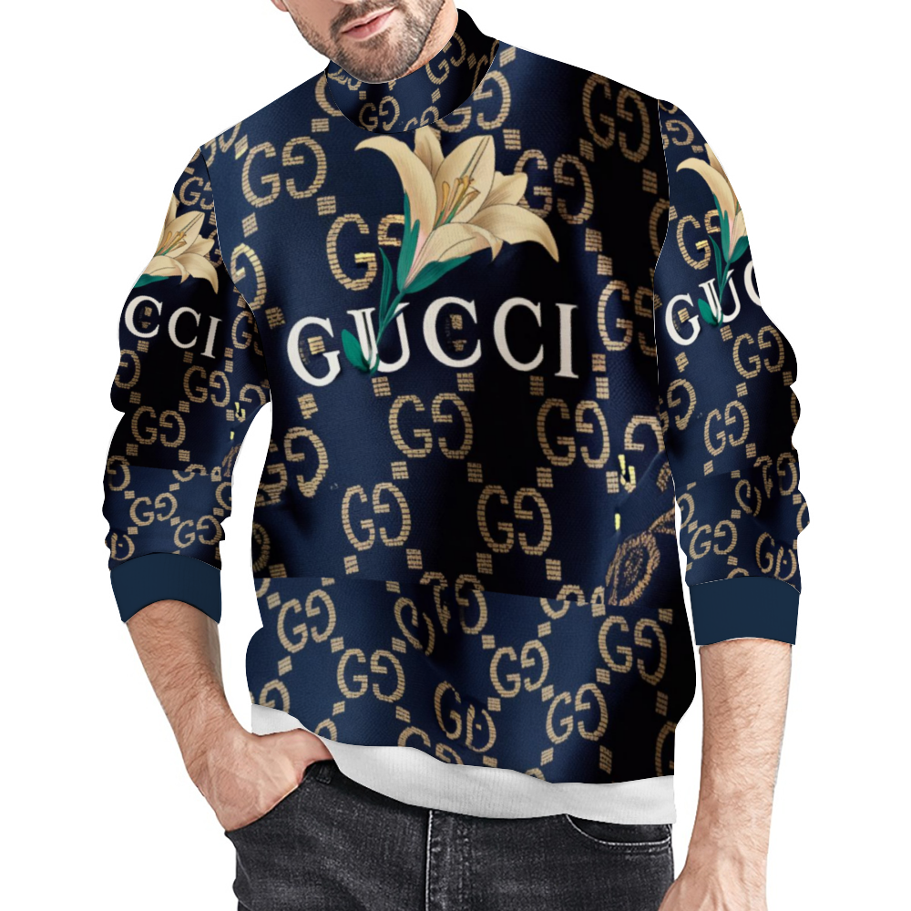 Gucci G'iore Custom Casual Turtleneck Long Sleeve Sweater
