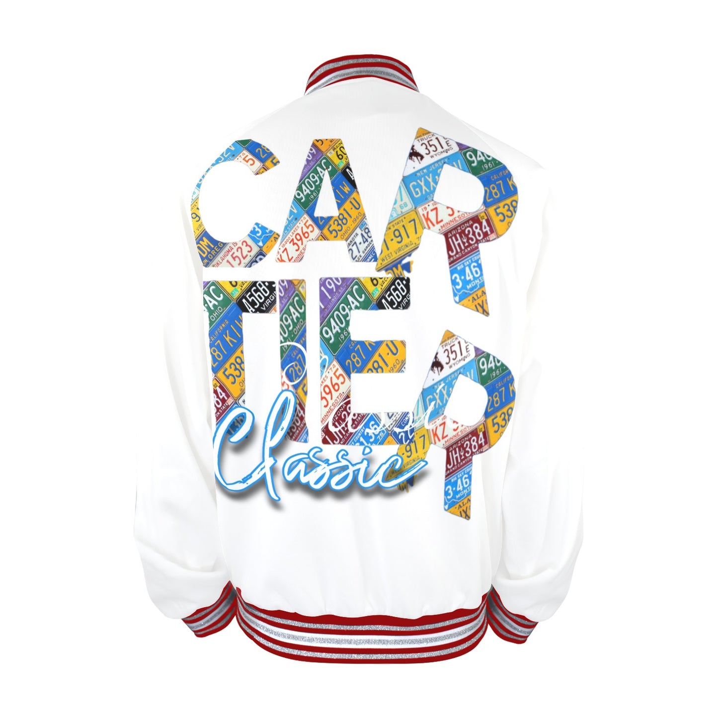 Carti Men's Striped Trim Bomber Jacket