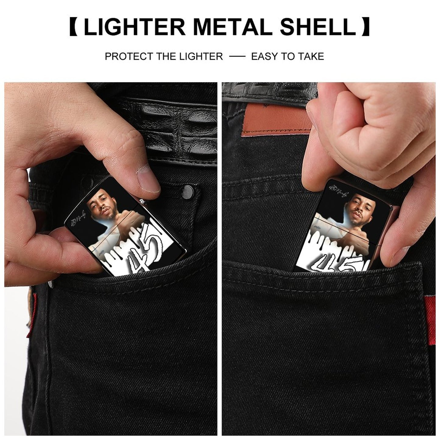 Lighter Box with Dual-sided Printing