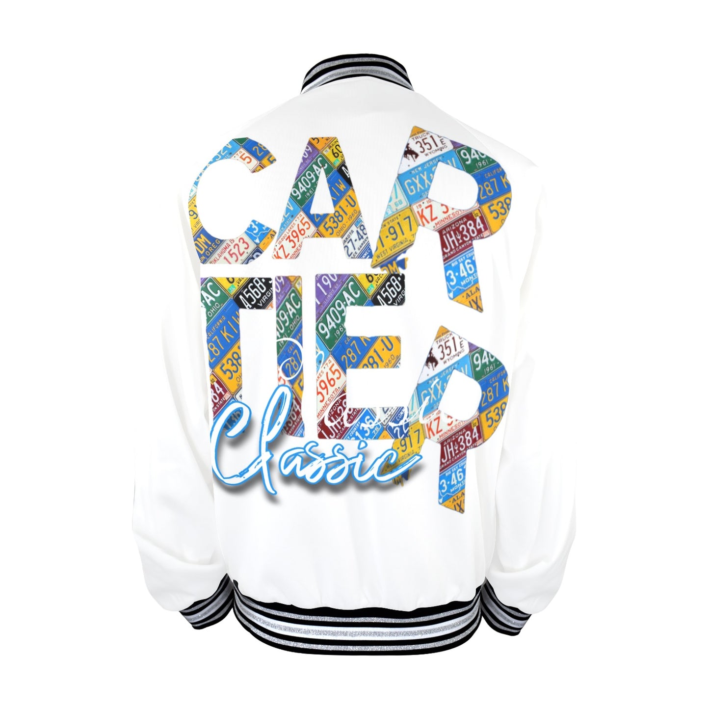 Carti Men's Striped Trim Bomber Jacket