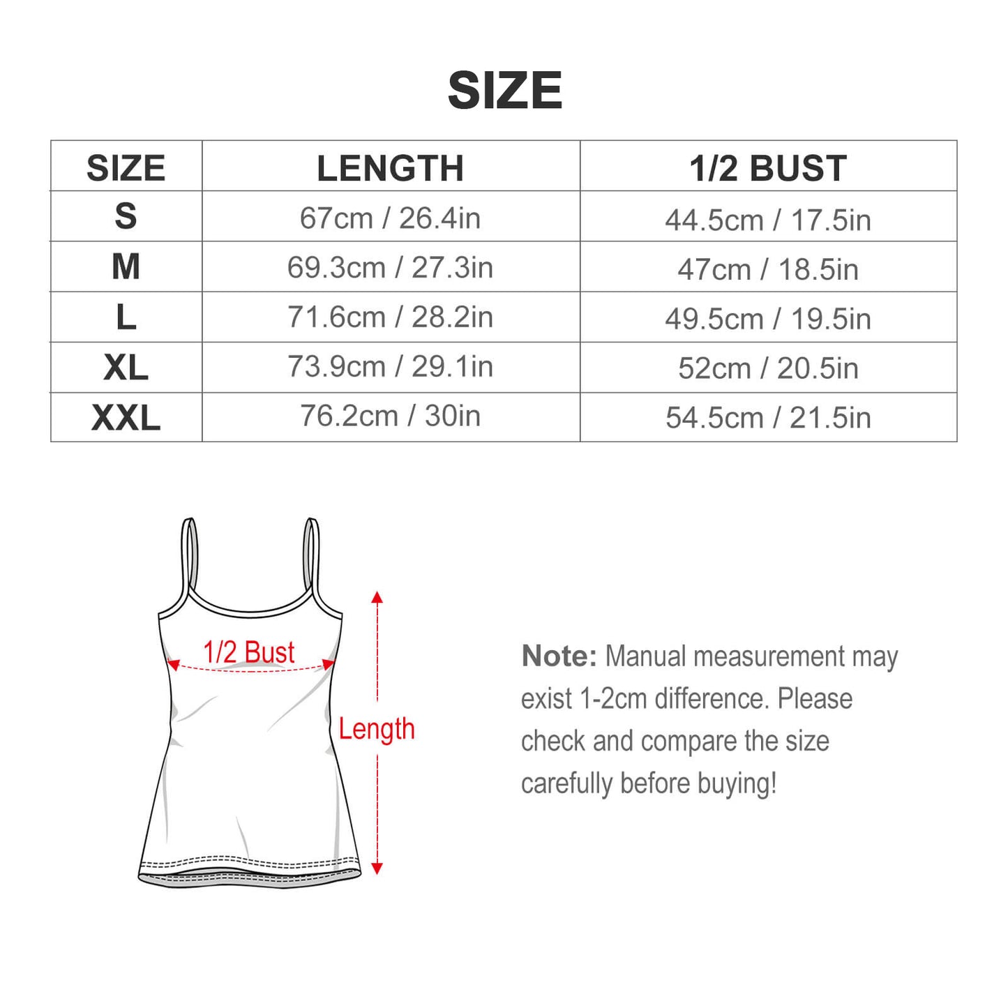Spaghetti Strap Dress JJ1206 (All-Over Printing)