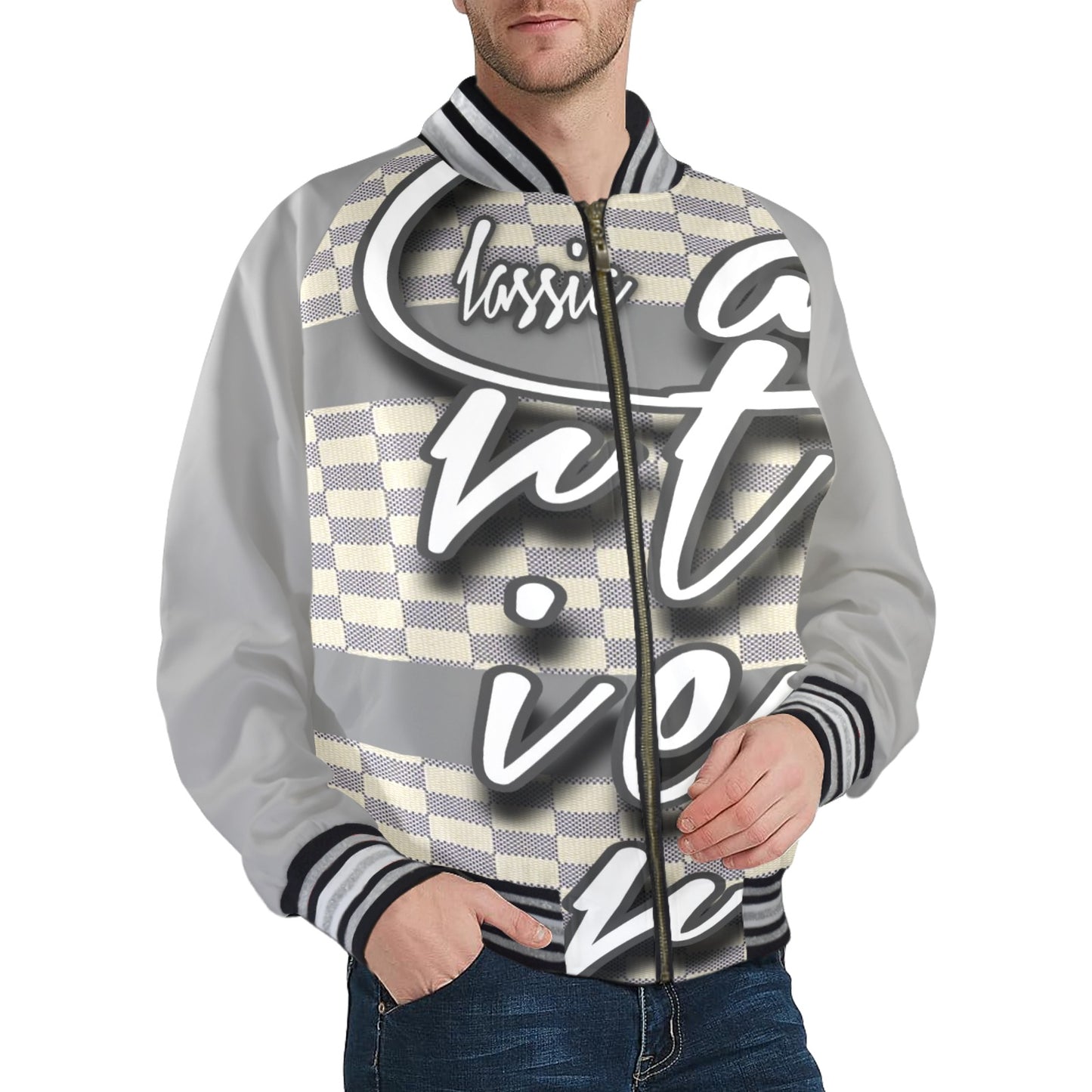 Cartier Classic Striped Trim Bomber Jacket
