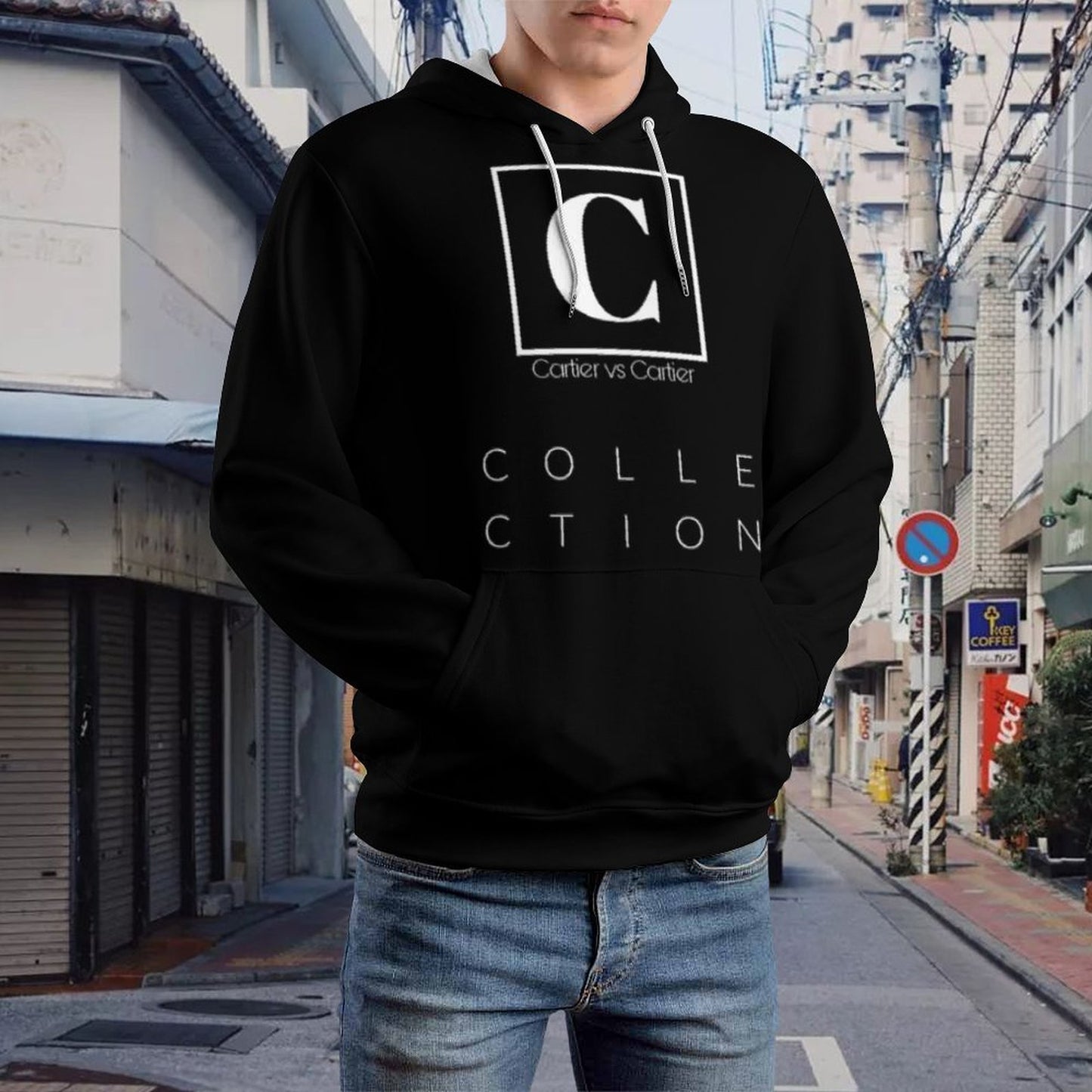 Cartier Vs Cartier Printed Hoodie for Men