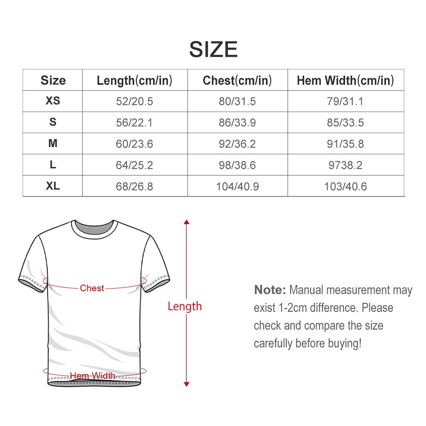 T-shirt for Teens (All-Over Printing)