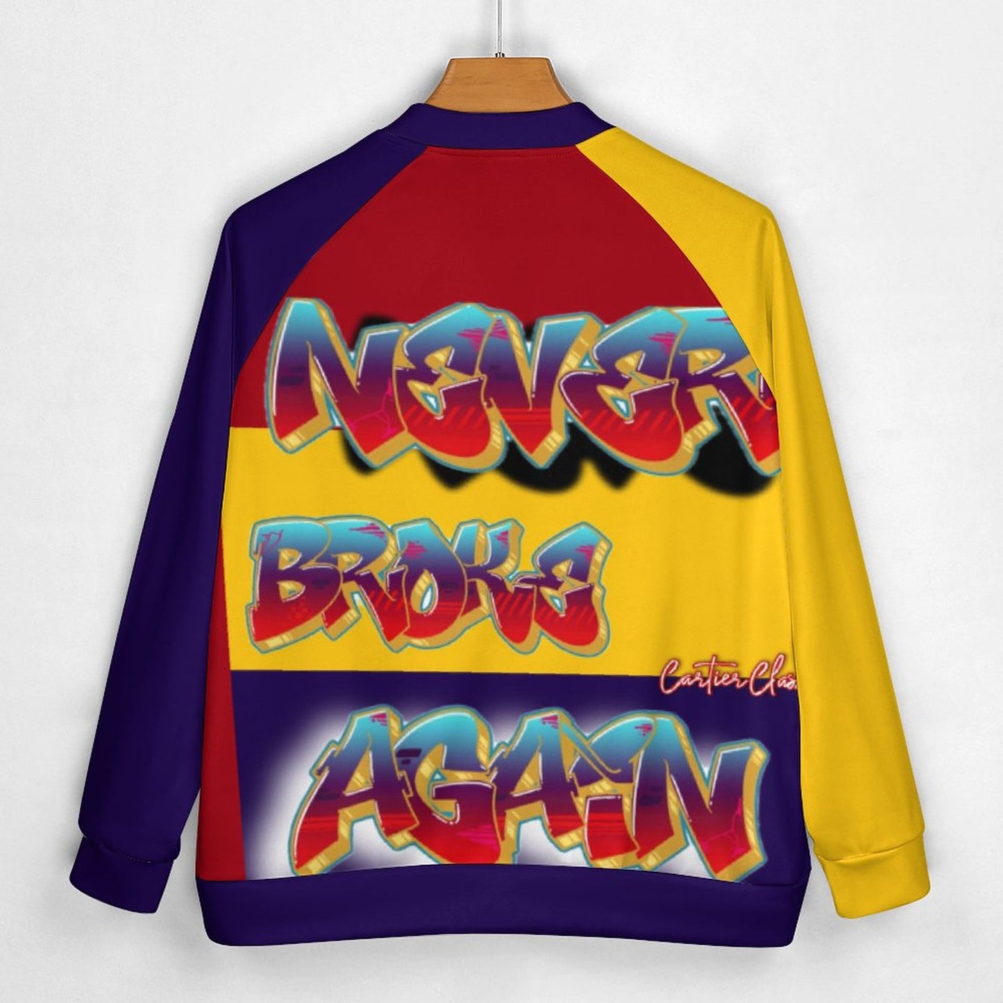 Never Broke Men's Baseball Jacket