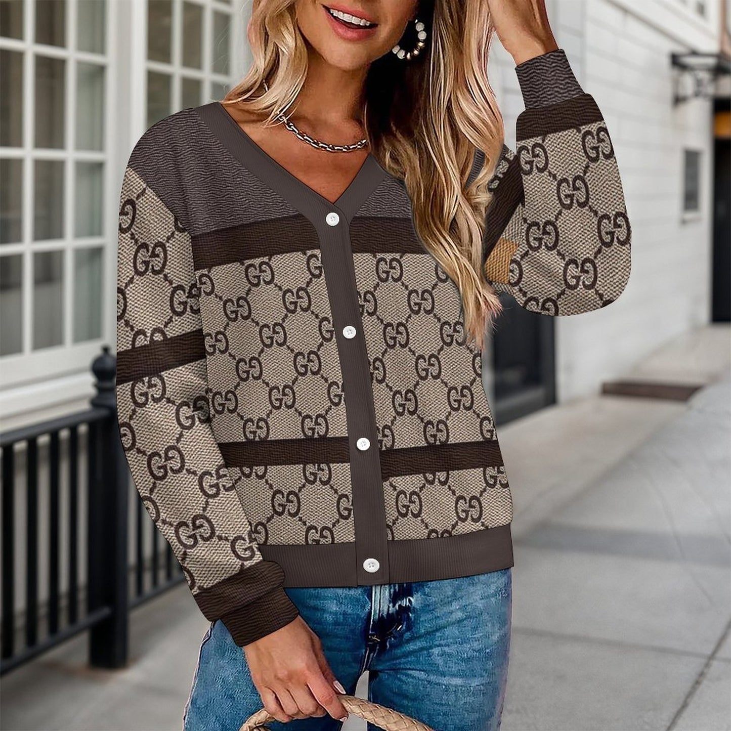 Giore by Cart Button-Up Cardigan