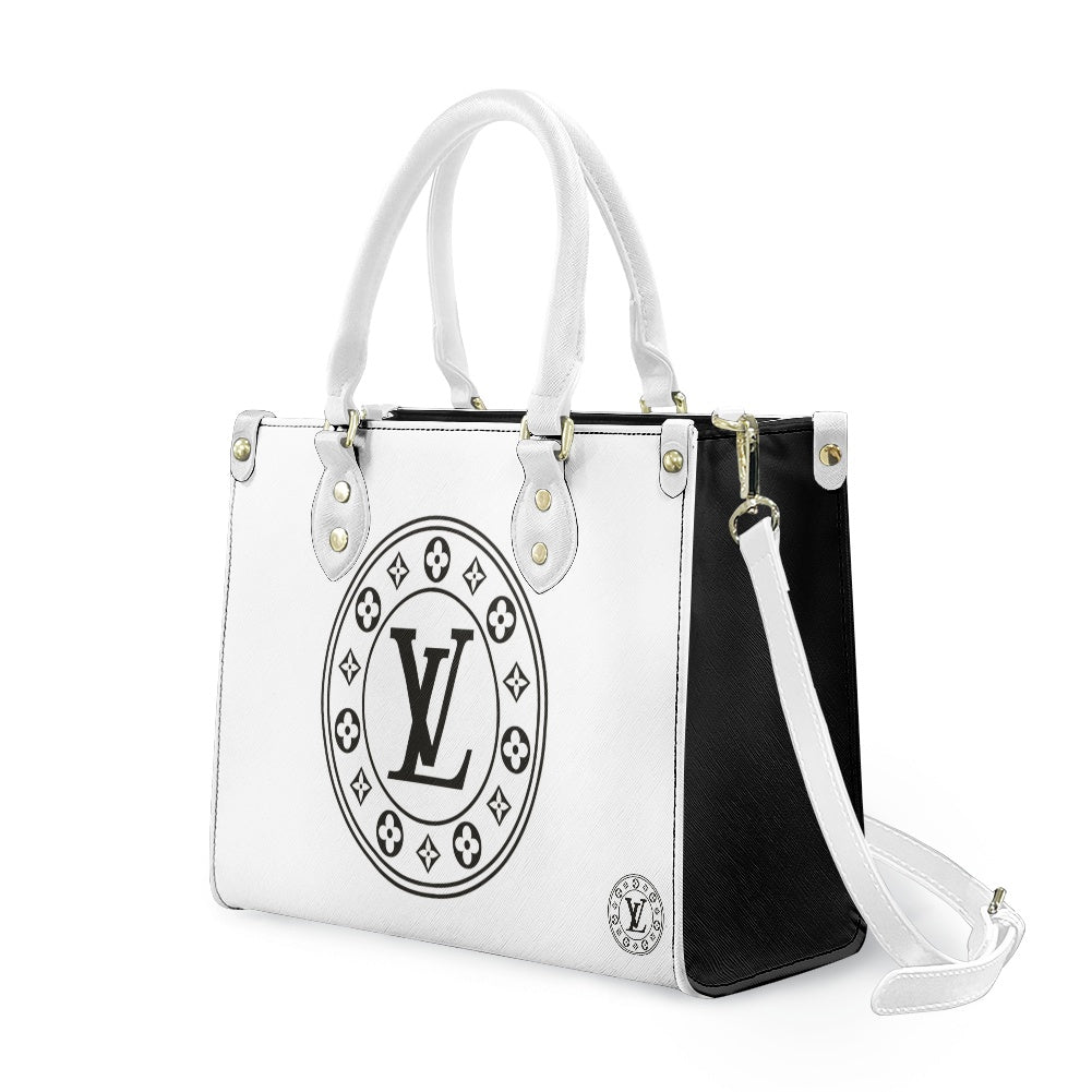 Women's PU leather twill handbag