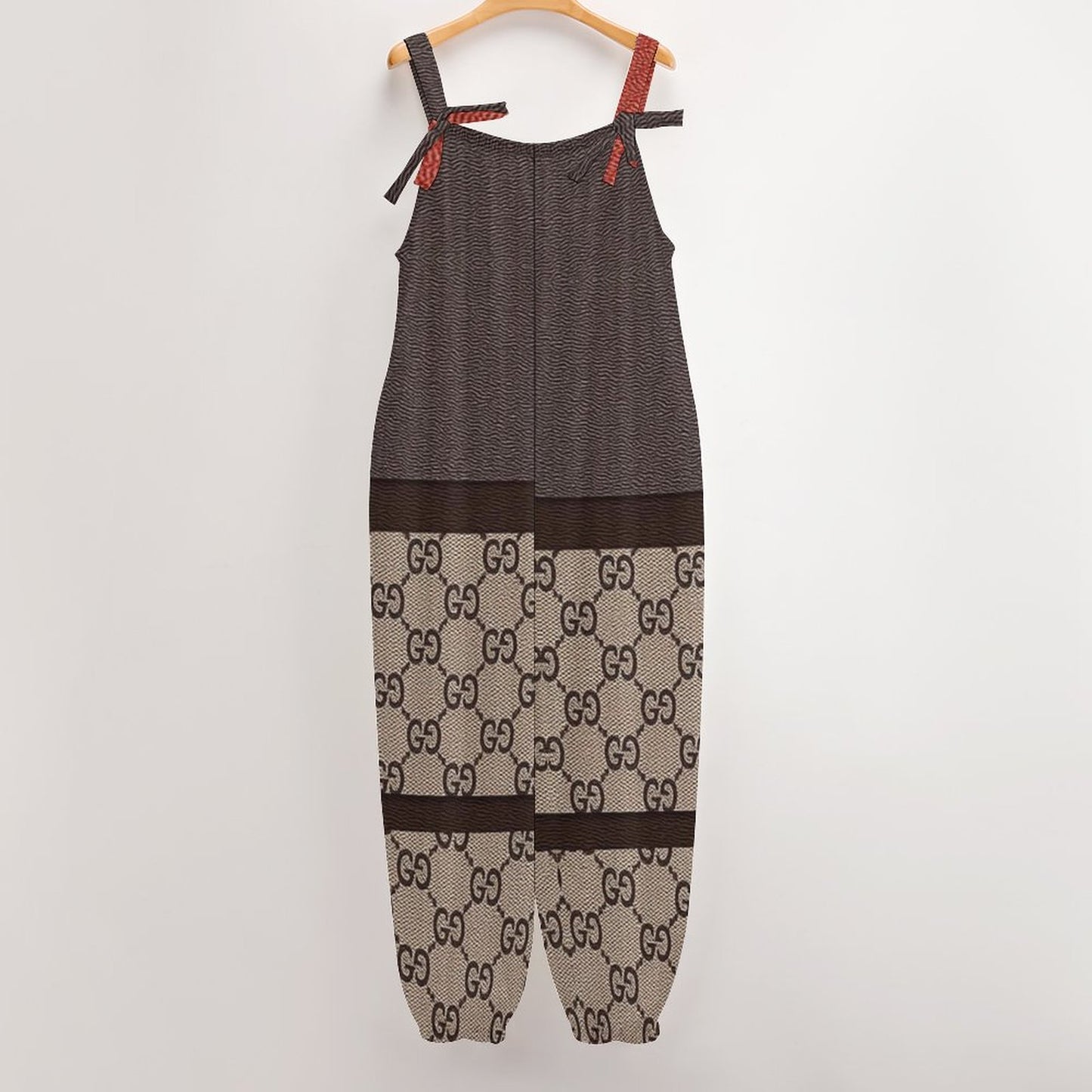 Spaghetti Strap Jumpsuit(All-Over Printing)
