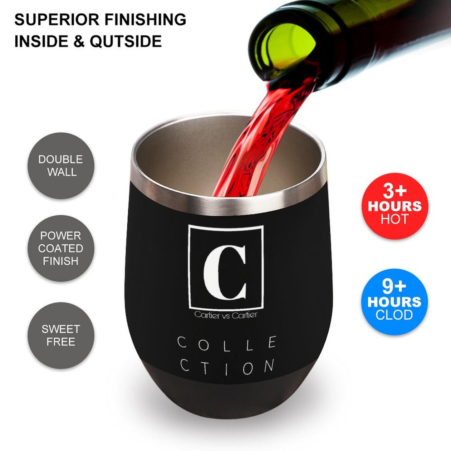 Wine Tumbler with Lid
