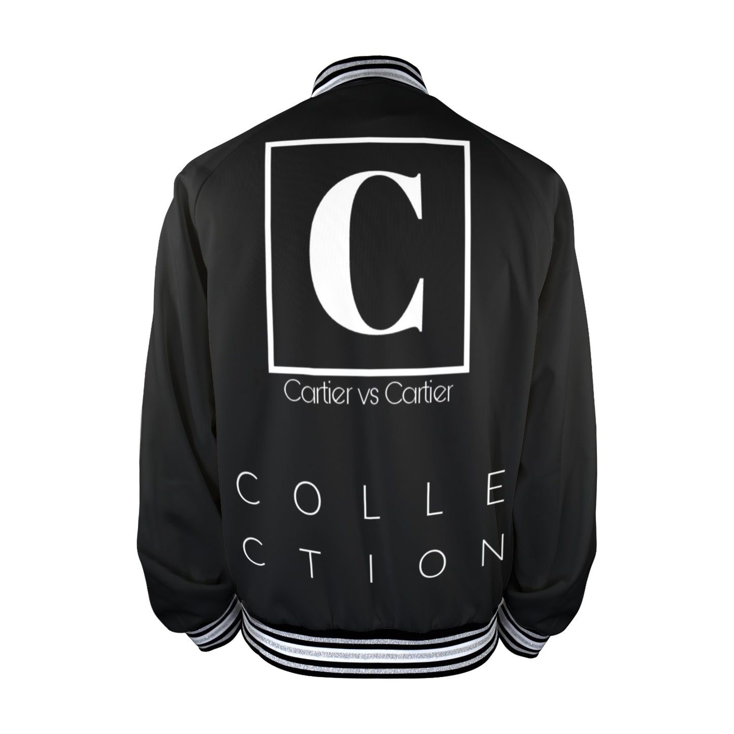 Carti Collect Men's Striped Trim Bomber Jacket