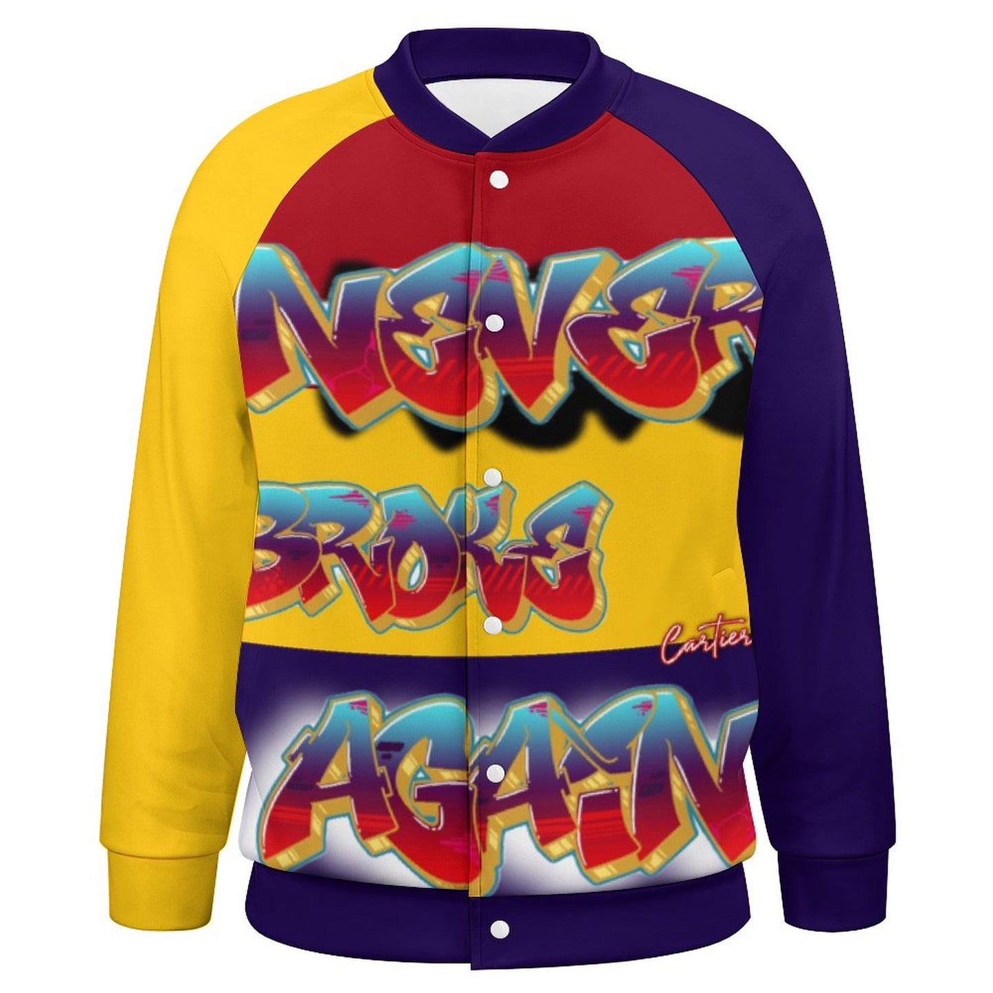 Never Broke Men's Baseball Jacket